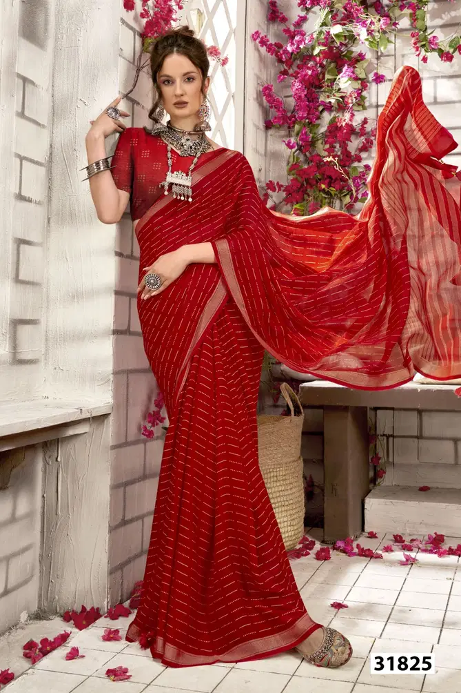 Shridha Vol 4 By Vallabhi Georgette Printed Sarees Wholesale Market In Surat